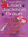 Cover image for The Cat Who Could Read Backwards
